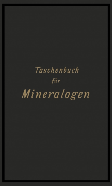 Taschenbuch für Mineralogen