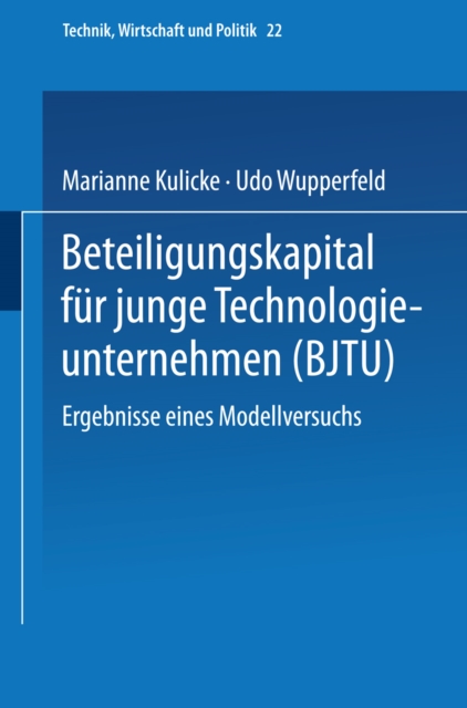 Beteiligungskapital für junge Technologieunternehmen