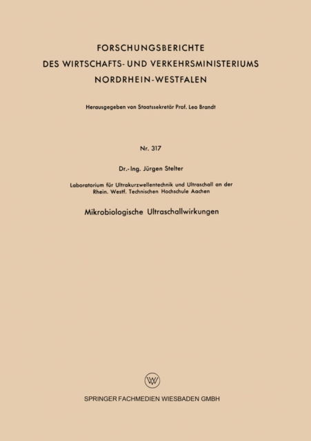 Mikrobiologische Ultraschallwirkungen