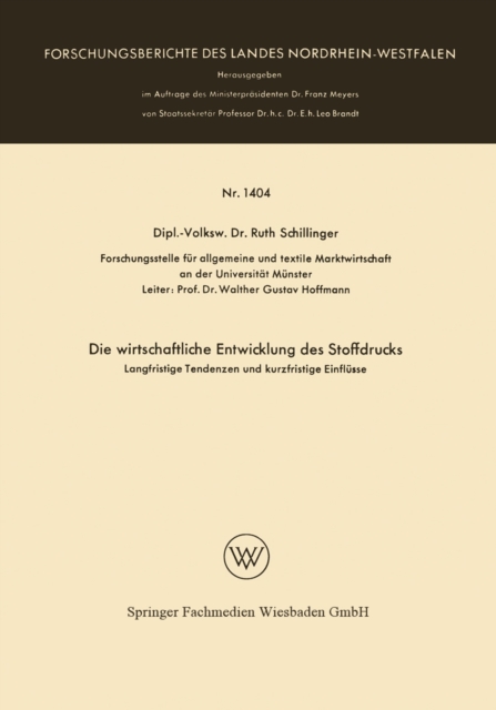 Die wirtschaftliche Entwicklung des Stoffdrucks