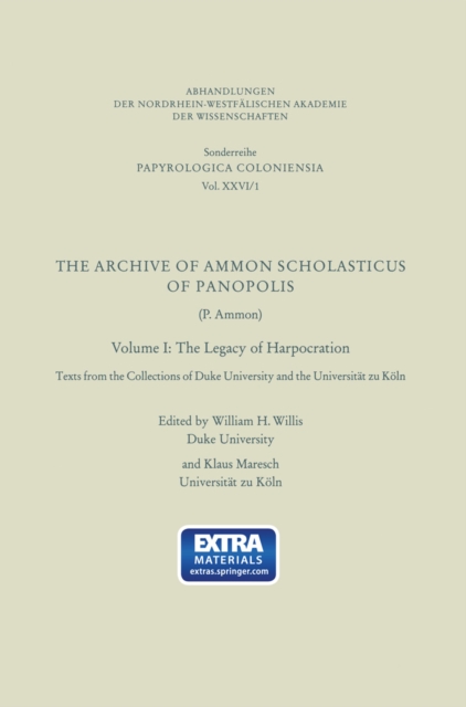 Archive of Ammon Scholasticus of Panopolis