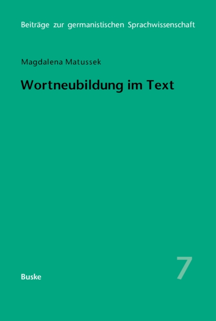 Wortneubildung im Text