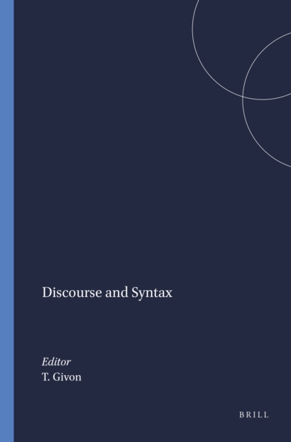 Discourse and Syntax