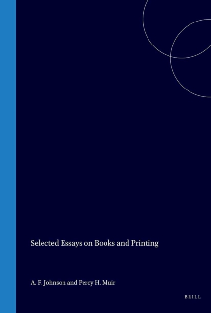 Selected Essays on Books and Printing