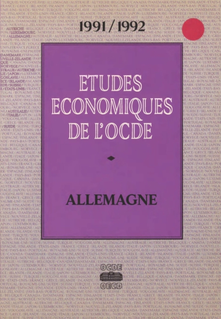 Etudes economiques de l'OCDE : Allemagne 1992