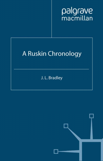 Ruskin Chronology