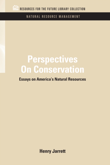 Perspectives On Conservation