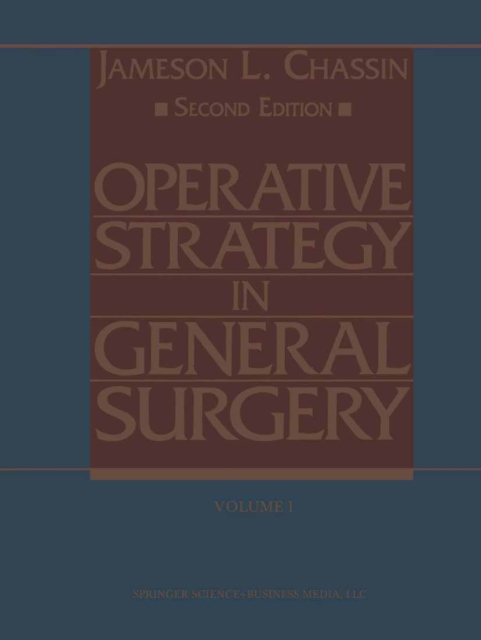 Operative Strategy in General Surgery