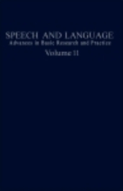 Speech and Language