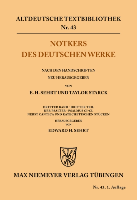 Notkers des Deutschen Werke