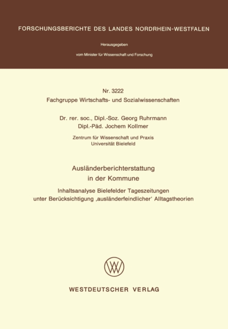Ausländerberichterstattung in der Kommune
