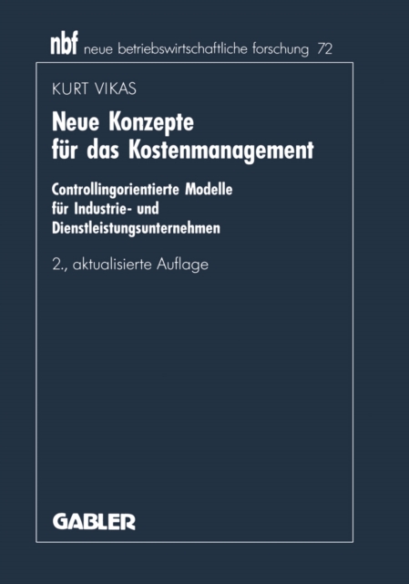 Neue Konzepte für das Kostenmanagement