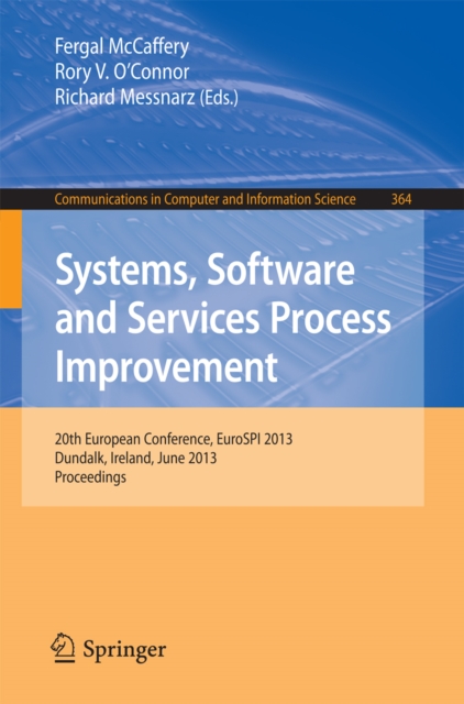 Systems, Software and Services Process Improvement