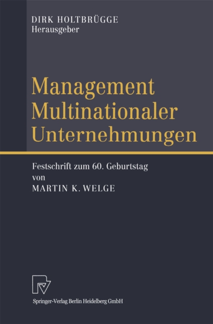 Management Multinationaler Unternehmungen