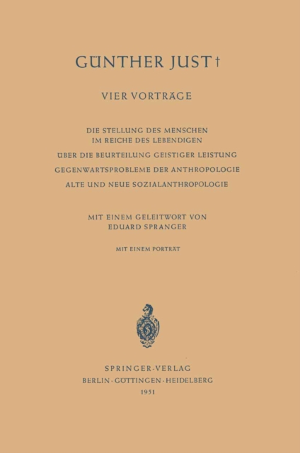 Vier Vorträge