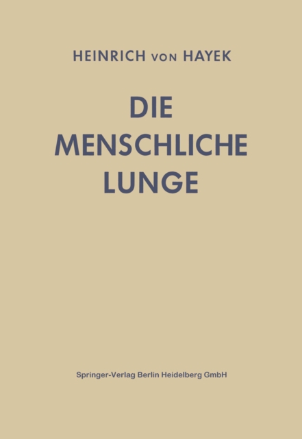 Die menschliche Lunge.