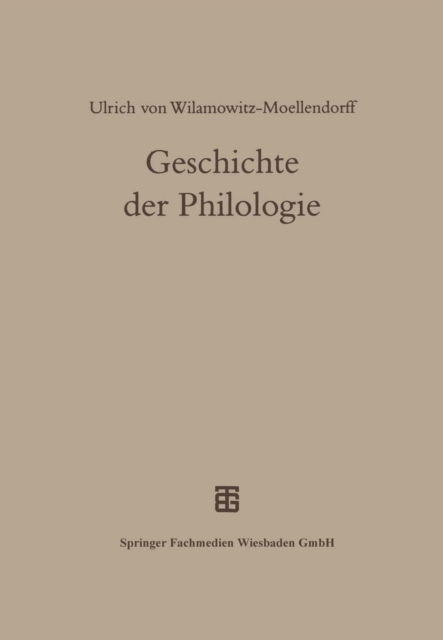 Geschichte der Philologie