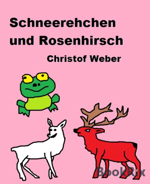 Schneerehchen und Rosenhirsch