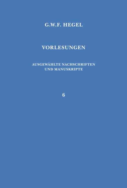 Vorlesungen über die Geschichte der Philosophie. Teil 1