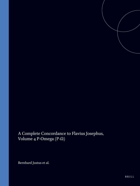 Complete Concordance to Flavius Josephus