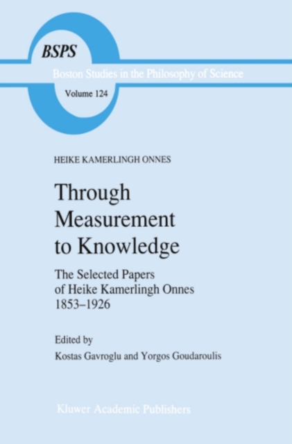Through Measurement to Knowledge