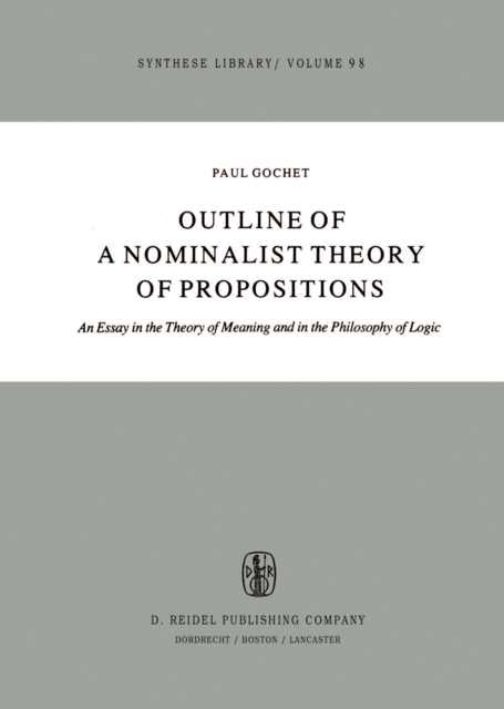 Outline of a Nominalist Theory of Propositions