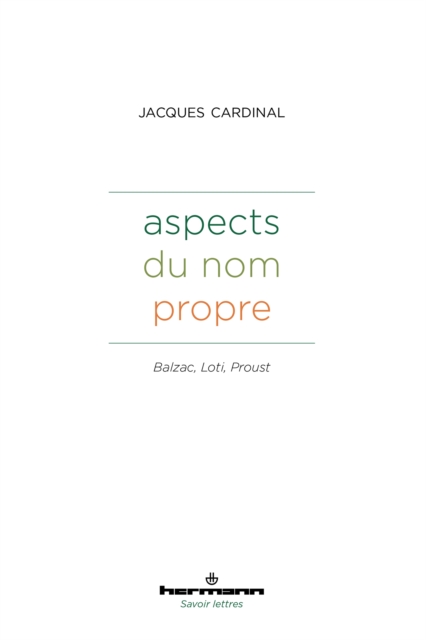 Aspects du nom propre