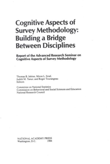 Cognitive Aspects of Survey Methodology