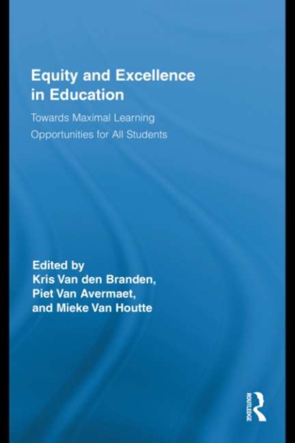 Equity and Excellence in Education