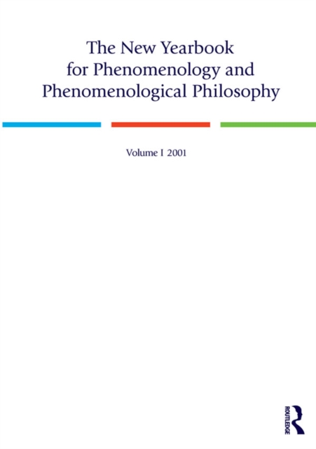 New Yearbook for Phenomenology and Phenomenological Philosophy