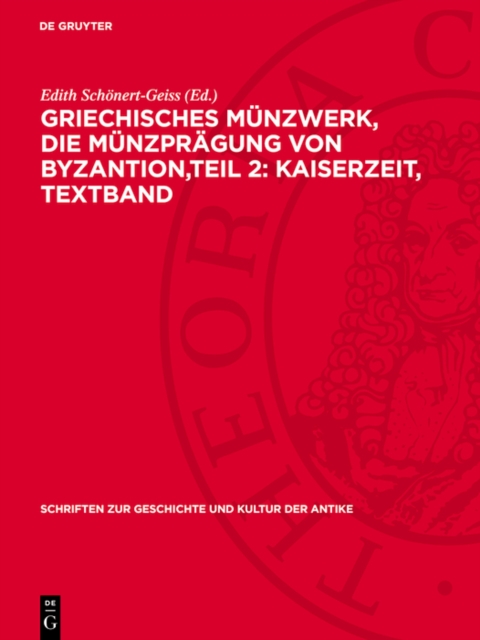 Griechisches Münzwerk, Die Münzprägung von Byzantion, Teil 2: Kaiserzeit, Textband