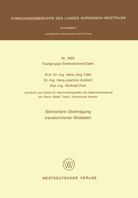 Störsichere Übertragung transformierter Bilddaten