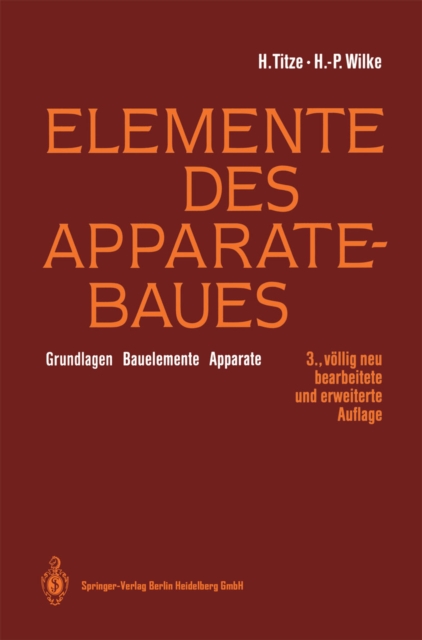 Elemente des Apparatebaues