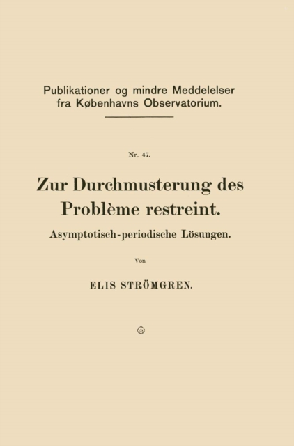 Zur Durchmusterung des Problème restreint