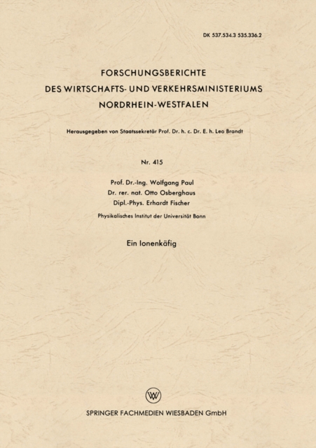 I Sichtbarmachung von Ultraschallfeldern unter Verwendung photographischer Emulsionsschichten. II Methode zur Bestimmung der wirklichen Temperaturverhältnisse in Flüssigkeiten während der Beschallung (nach einer Diplom-Arbeit von H. Schnitzler)