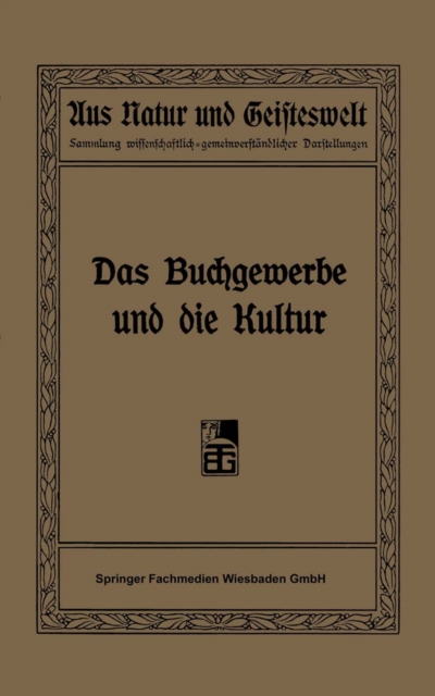 Das Buchgewerbe und die Kultur