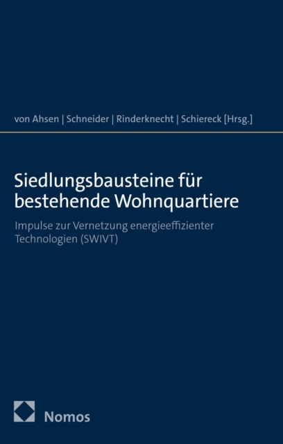 Siedlungsbausteine fur bestehende Wohnquartiere