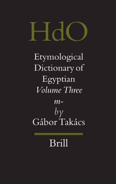 Etymological Dictionary of Egyptian