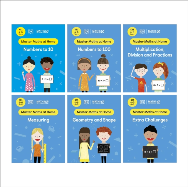 Maths   No Problem! Collection of 6 Workbooks, Ages 4-6 (Key Stage 1)