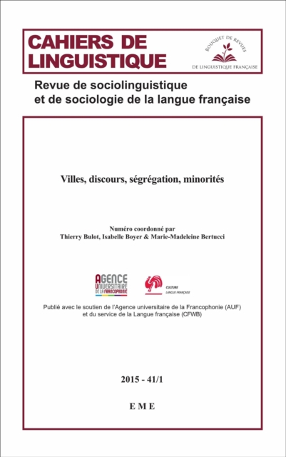 Villes, discours, ségrégation, minorités