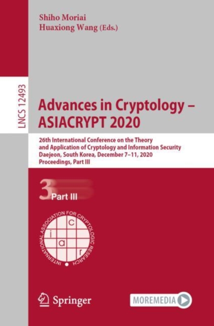 Advances in Cryptology - ASIACRYPT 2020