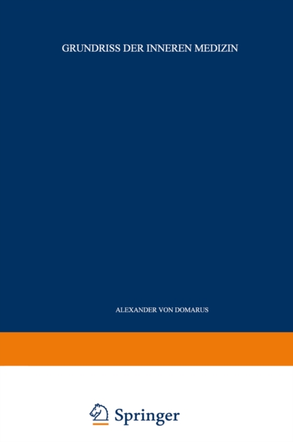 Grundriß der inneren Medizin