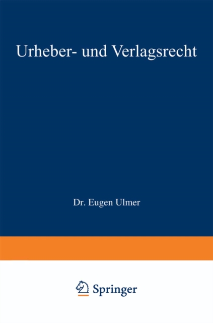 Urheber- und Verlagsrecht