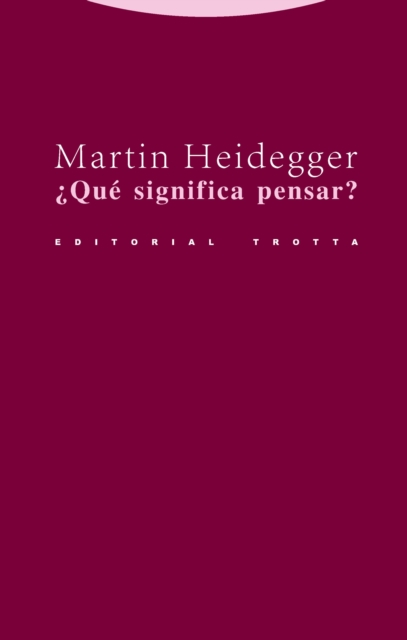 ¿Qué significa pensar?