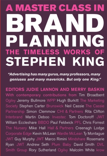 Master Class in Brand Planning