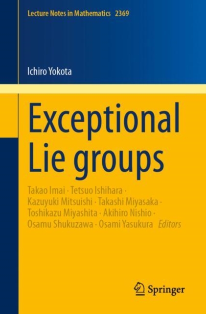 Exceptional Lie groups