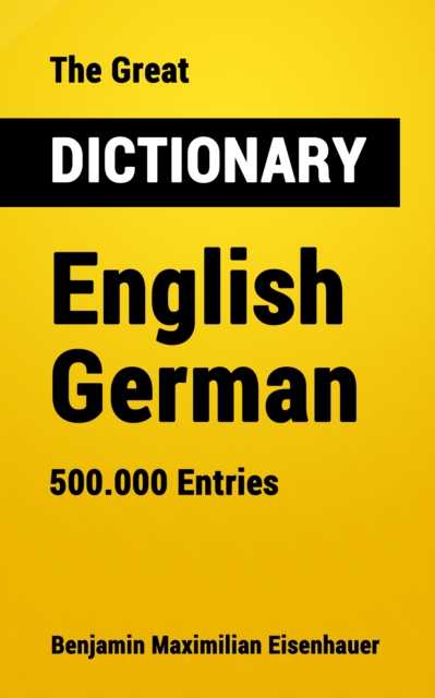 Great Dictionary English - German