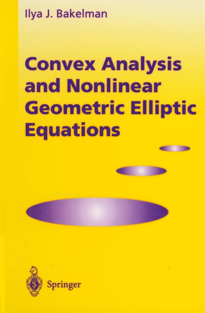 Convex Analysis and Nonlinear Geometric Elliptic Equations