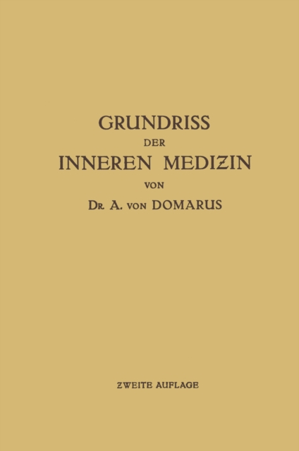 Grundriß der inneren Medizin