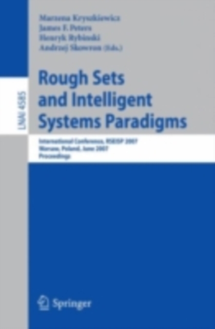 Rough Sets and Intelligent Systems Paradigms